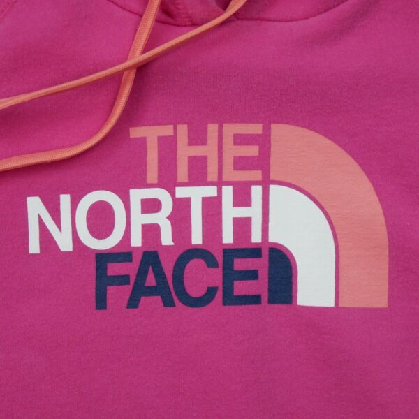 Sweat a capuche femme manches longues rose The North Face Motif imprime Col Rond QWE3208