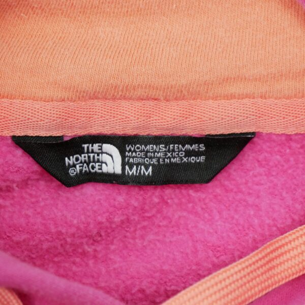 Sweat a capuche femme manches longues rose The North Face Motif imprime Col Rond QWE3208