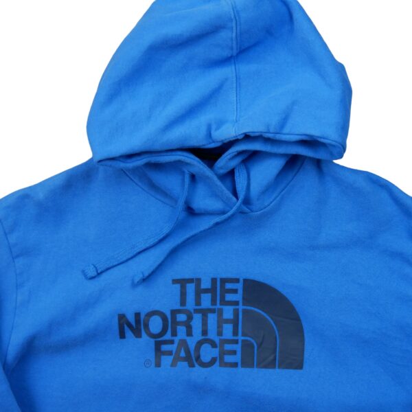 Sweat a capuche homme manches longues bleu The North Face Motif imprime Col Rond QWE1120