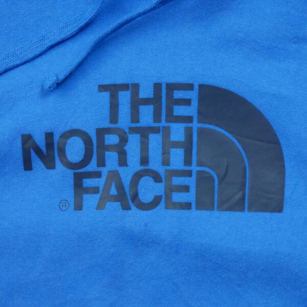 Sweat a capuche homme manches longues bleu The North Face Motif imprime Col Rond QWE1120