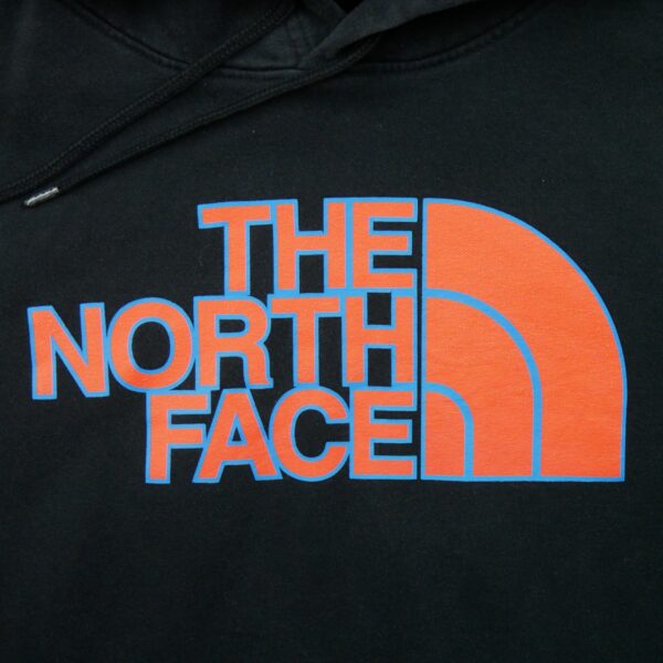 Sweat a capuche homme manches longues noir The North Face Motif imprime Col Rond QWE0339