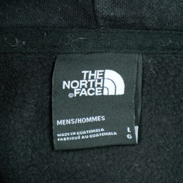 Sweat a capuche homme manches longues noir The North Face Motif imprime Col Rond QWE0339