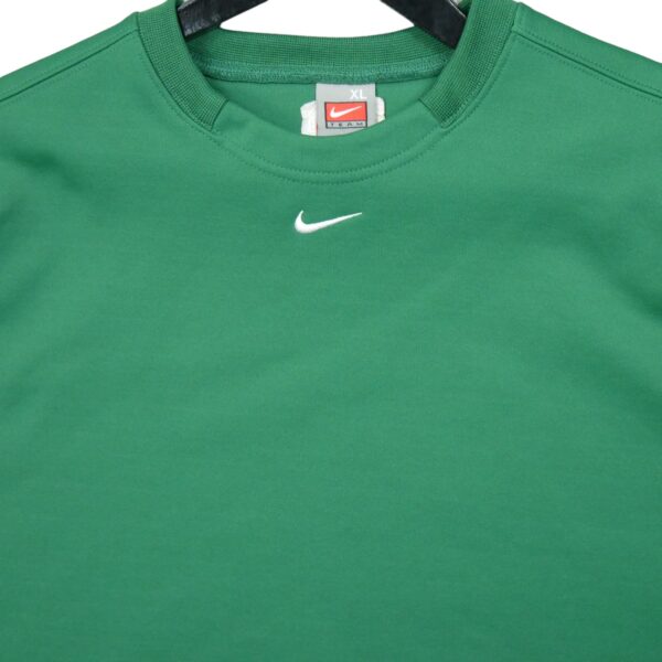 Sweat homme manches longues vert Nike Col Rond QWE3630