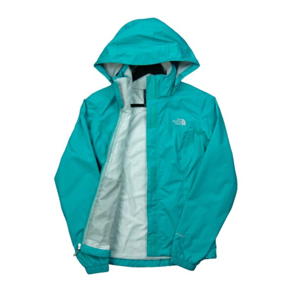 Veste legeres femme manches longues turquoise The North Face Col Montant QWE3641