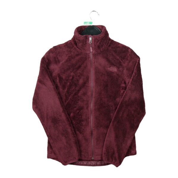 Veste polaires femme manches longues aubergine The North Face Col Montant QWE0560