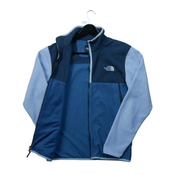 Veste polaires homme manches longues bleu The North Face Col Montant QWE3691