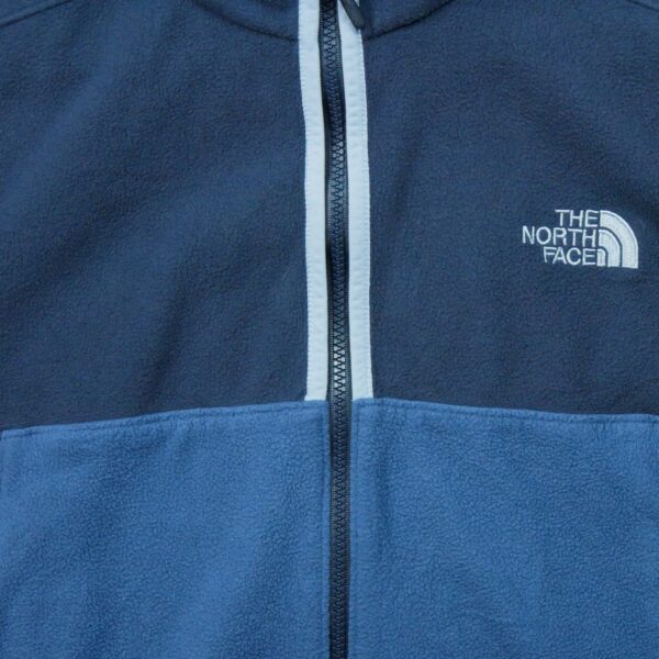 Veste polaires homme manches longues bleu The North Face Col Montant QWE3691