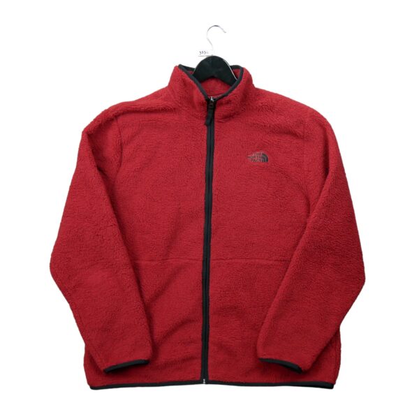 Veste polaires homme manches longues rouge The North Face Col Montant QWE3534