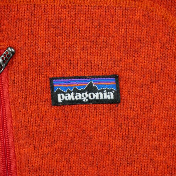 Veste polaires homme sans manches orange Patagonia Motif chine Col Montant QWE3112