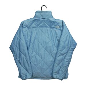 Blouson femme manches longues bleu The North Face Col Montant QWE1517