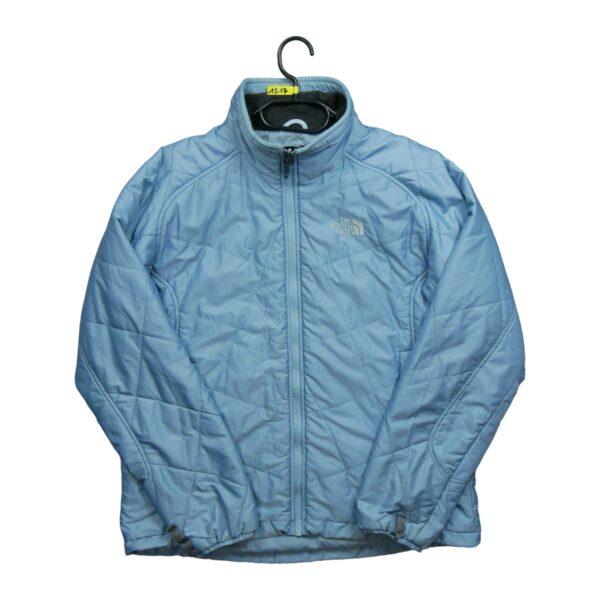 Blouson femme manches longues bleu The North Face Col Montant QWE1517