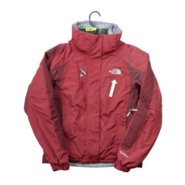 Blouson femme manches longues rouge The North Face Col Montant QWE1193