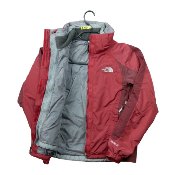 Blouson femme manches longues rouge The North Face Col Montant QWE1193