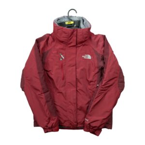 Blouson femme manches longues rouge The North Face Col Montant QWE1193