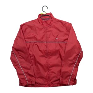 Coupe vent homme manches longues rouge Nike Col Montant QWE1587