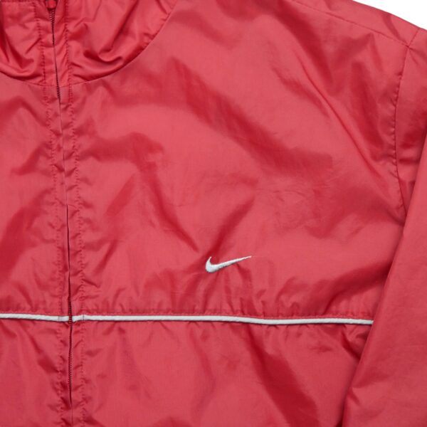 Coupe vent homme manches longues rouge Nike Col Montant QWE1587