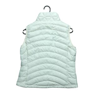 Doudoune femme sans manches blanc Patagonia Col Montant QWE1093