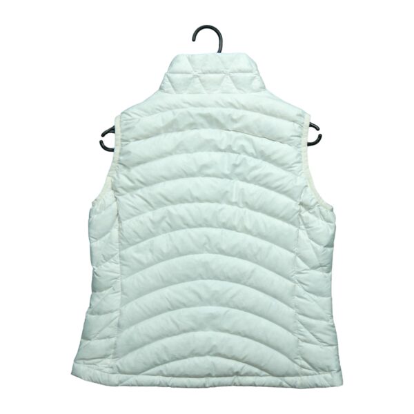 Doudoune femme sans manches blanc Patagonia Col Montant QWE1093