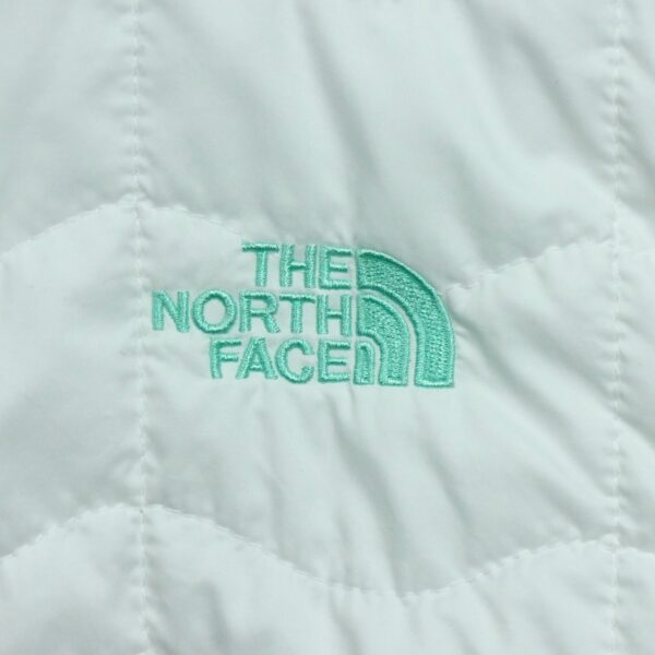 Doudoune femme sans manches blanc The North Face Col Montant QWE1064