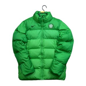 Doudoune homme manches longues vert Nike Col Montant QWE1040