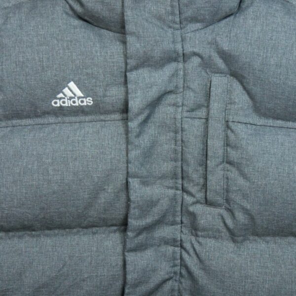 Doudoune homme sans manches gris Adidas Motif chine Col Montant QWE1635