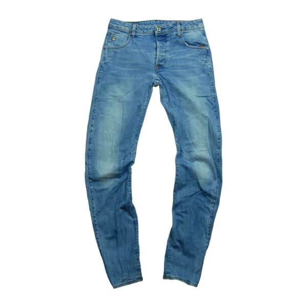 Jean coupe ajustee homme bleu clair G Star QWE0397