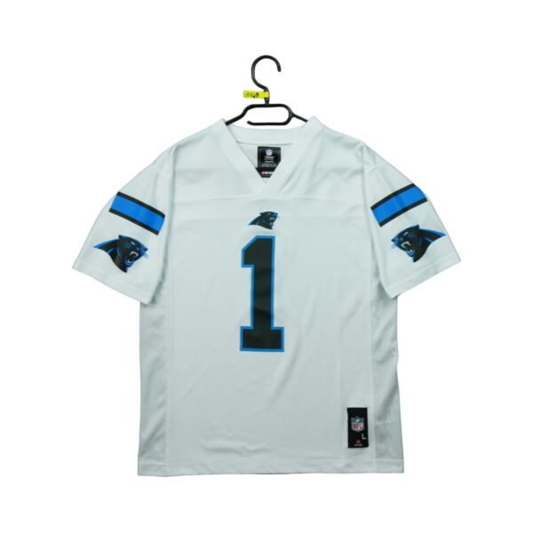 Maillot manches courtes enfant blanc NFL Team Apparel Equipe Carolina Panthers QWE1149