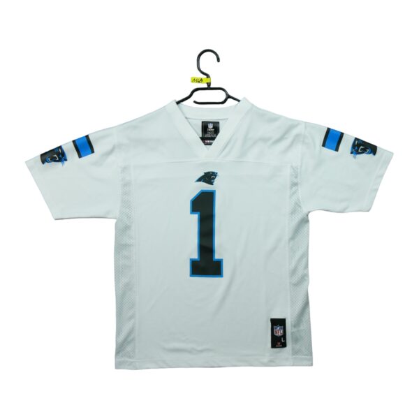 Maillot manches courtes enfant blanc NFL Team Apparel Equipe Carolina Panthers QWE1149