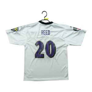 Maillot manches courtes enfant blanc Reebok Equipe Baltimore Ravens QWE1278