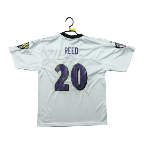 Maillot manches courtes enfant blanc Reebok Equipe Baltimore Ravens QWE1278