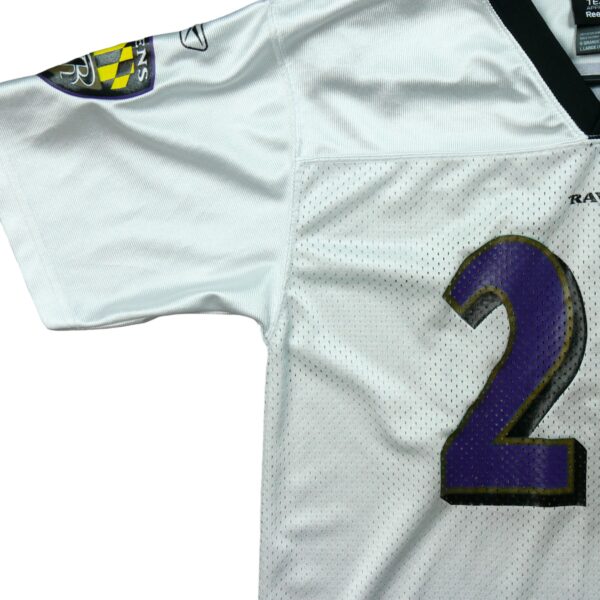 Maillot manches courtes enfant blanc Reebok Equipe Baltimore Ravens QWE1278