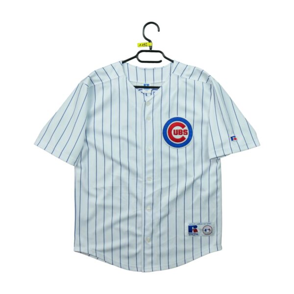 Maillot manches courtes enfant blanc Russell Athletic Equipe Cubs de Chicago QWE1152