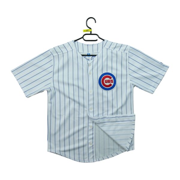 Maillot manches courtes enfant blanc Russell Athletic Equipe Cubs de Chicago QWE1152