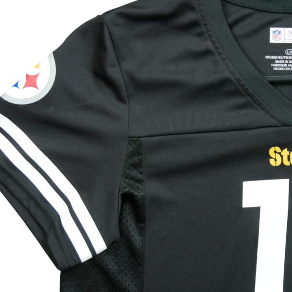 Maillot manches courtes femme noir NFL Team Apparel Equipe Pittsburgh Steelers QWE2210