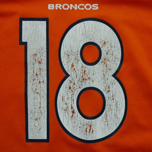 Maillot manches courtes femme orange Nike Equipe Denver Broncos QWE2066