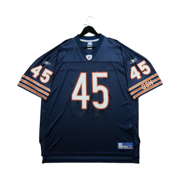 Maillot manches courtes homme marine Reebok Equipe Chicago Bears QWE3590