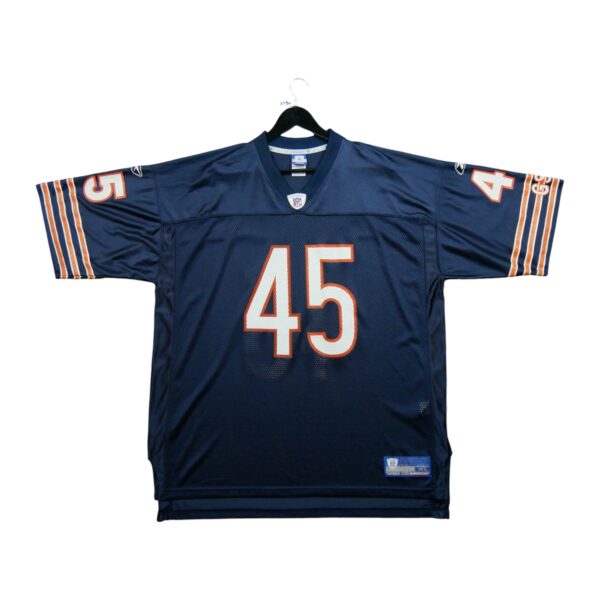 Maillot manches courtes homme marine Reebok Equipe Chicago Bears QWE3590