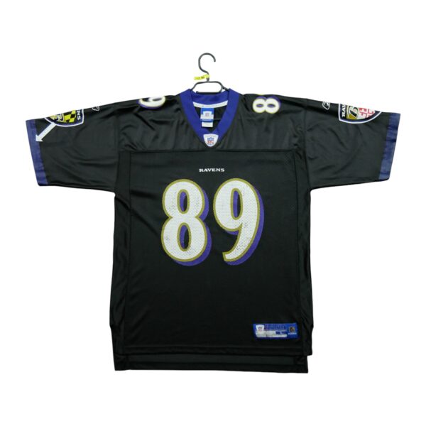 Maillot manches courtes homme noir Reebok Equipe Baltimore Ravens QWE1296