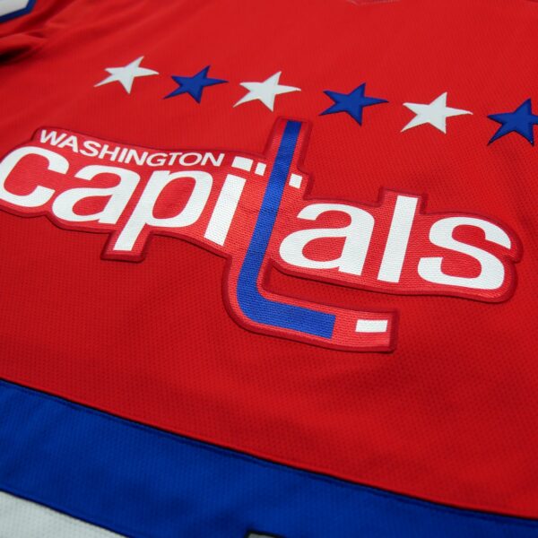 Maillot manches longues homme rouge NHL Equipe Capitals de Washington QWE0160