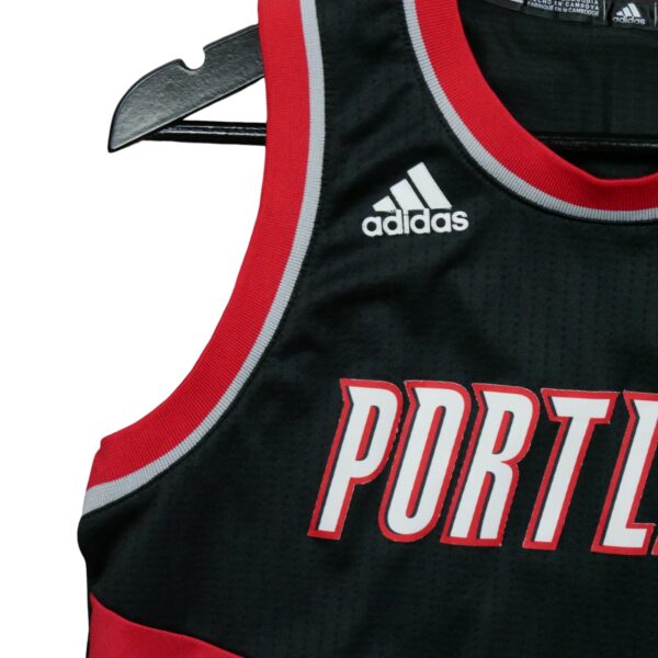 Maillot sans manches enfant noir Adidas Equipe Trail Blazers de Portland QWE0575