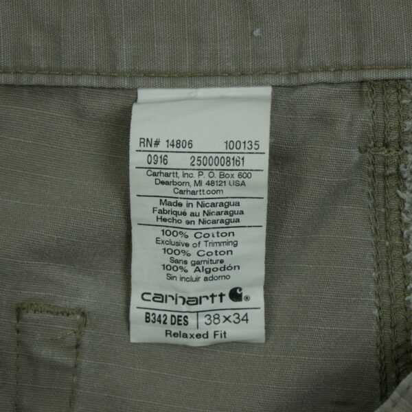 Pantalon cargo homme beige Carhartt QWE0215