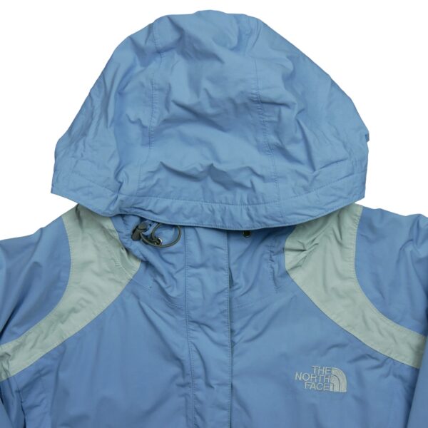 Parka femme manches longues bleu clair The North Face Col Montant QWE1592