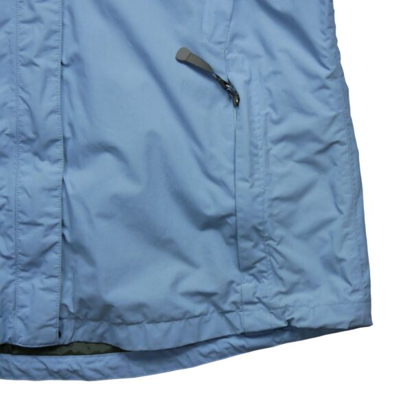 Parka femme manches longues bleu clair The North Face Col Montant QWE1592