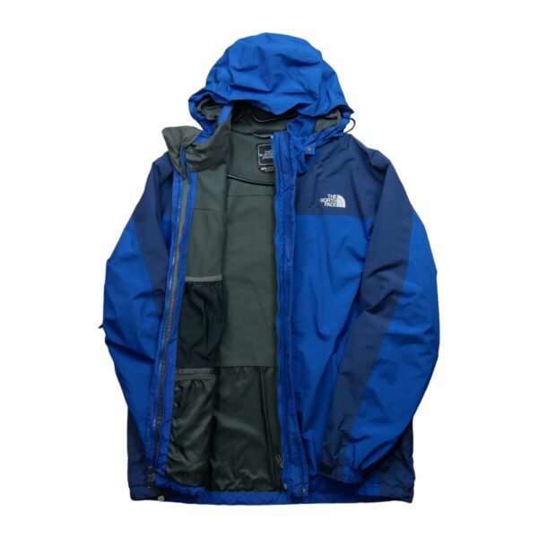 Parka homme manches longues bleu The North Face Col Montant QWE2075