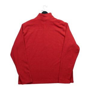 Pull polaire homme manches longues rouge The North Face Col Montant QWE3670