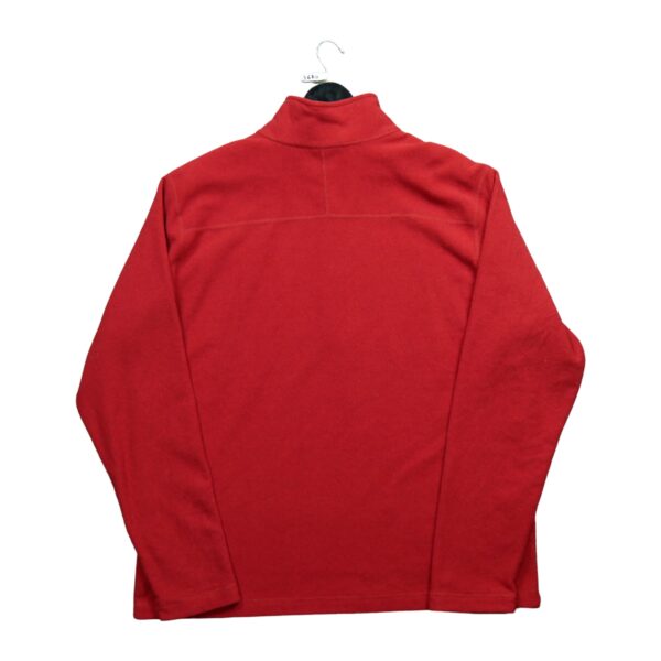 Pull polaire homme manches longues rouge The North Face Col Montant QWE3670