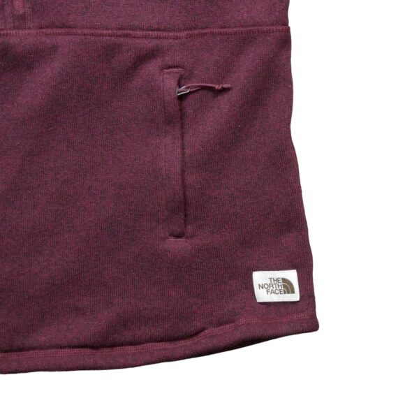 Pull polaires femme manches longues aubergine The North Face Col Montant QWE3320