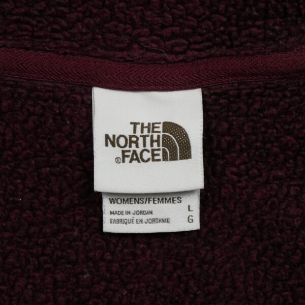 Pull polaires femme manches longues aubergine The North Face Col Montant QWE3320