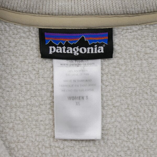 Pull polaires femme manches longues beige Patagonia Col Montant QWE1172