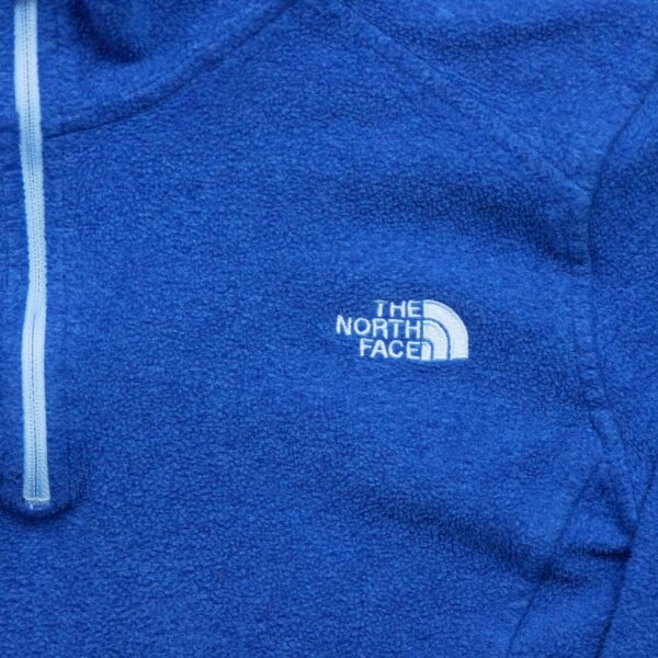 Pull polaires femme manches longues bleu The North Face Col Montant QWE3776